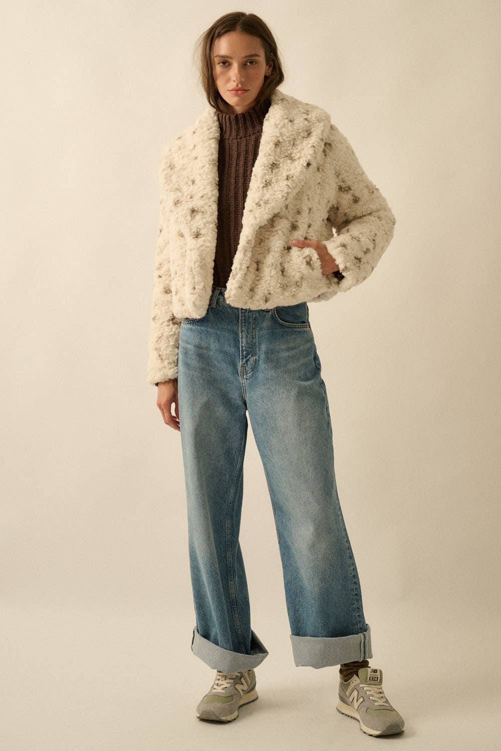 Steamboat Faux Fur Jacket