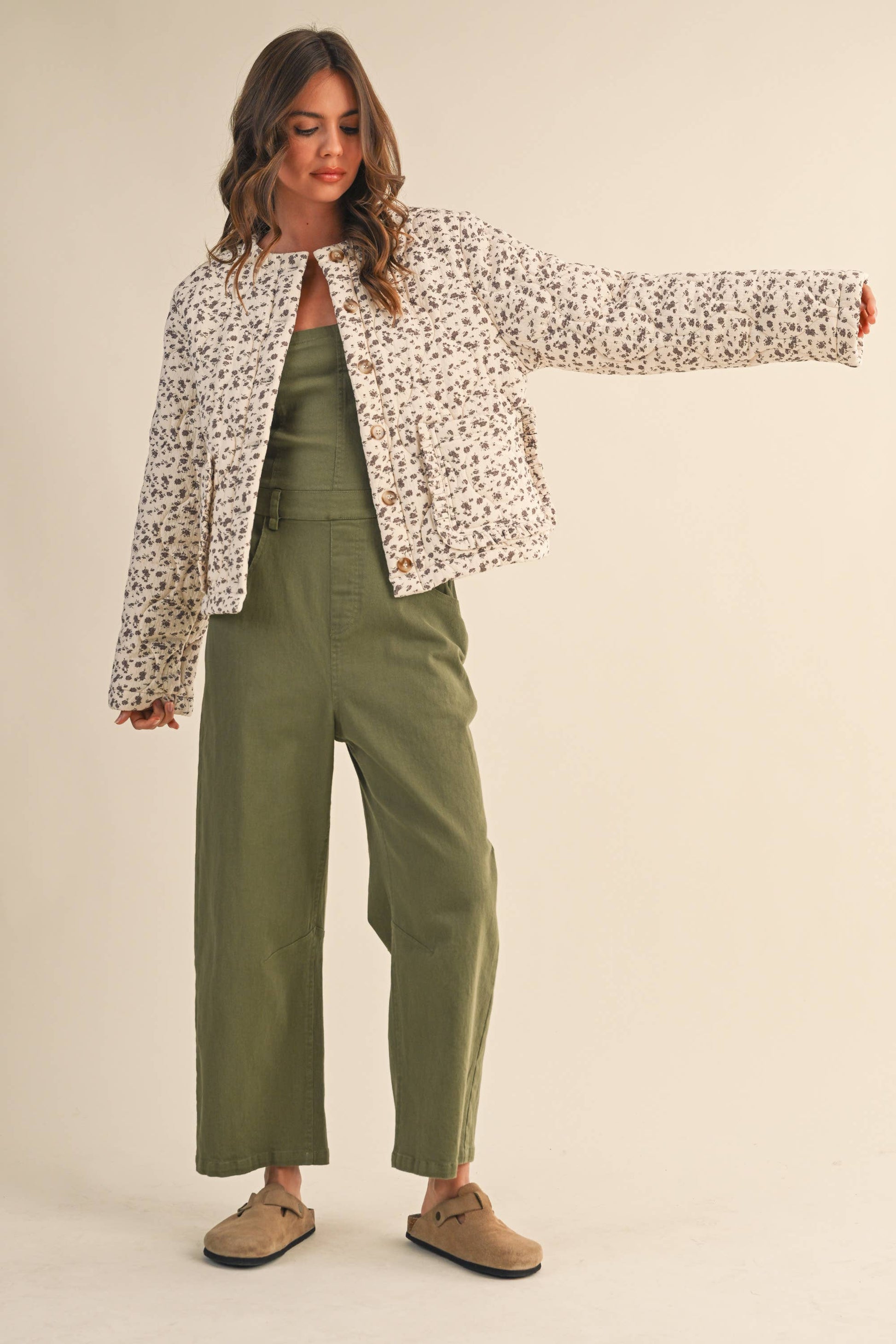 Ditsy Bloom Quilted Jacket