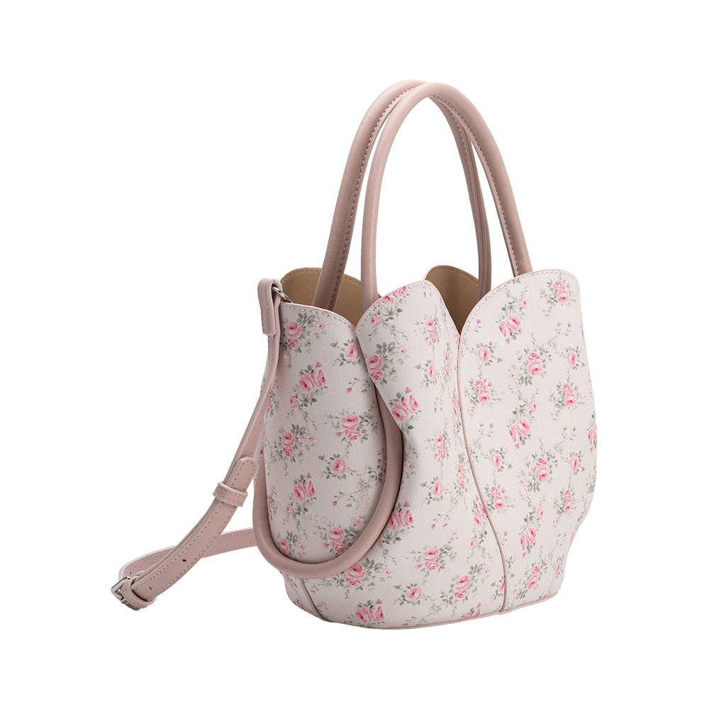 Tulip Bag in Pink Floral