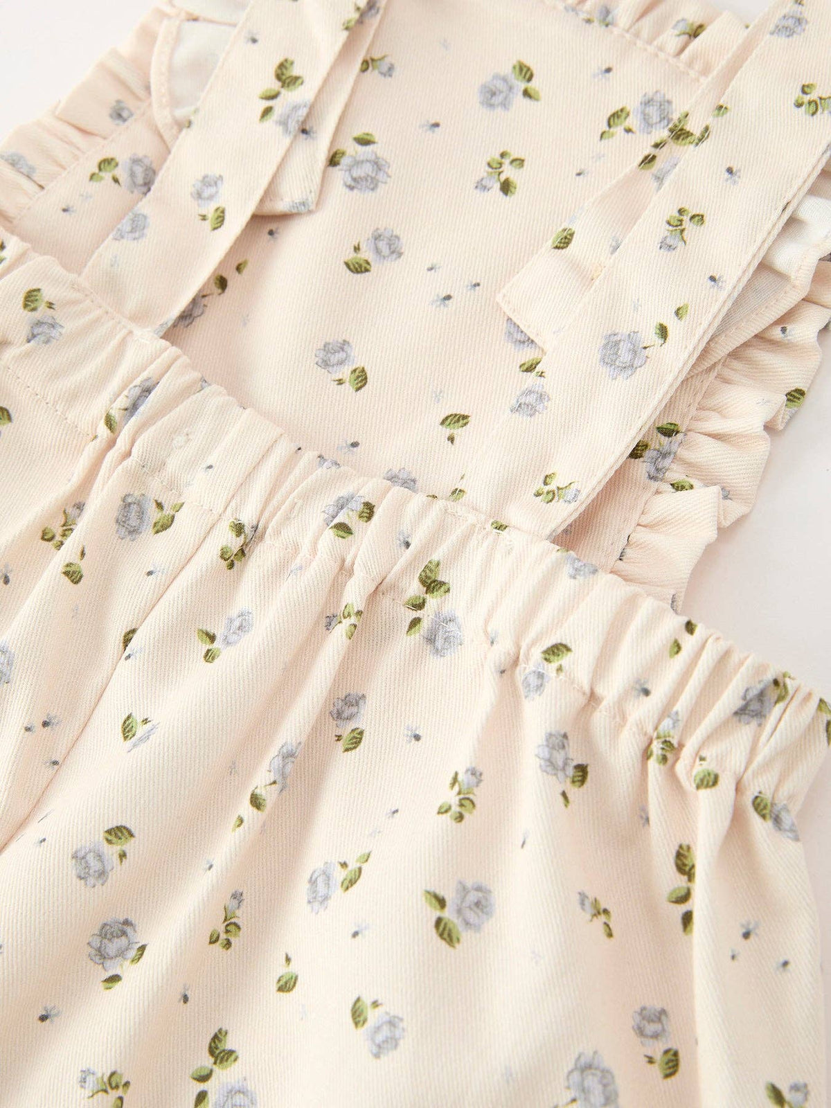 Girls Floral Print Romper