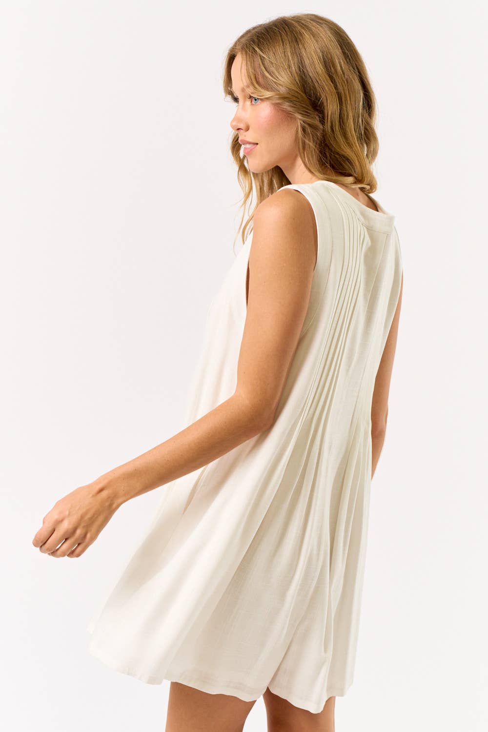 Addie White Denim Romper