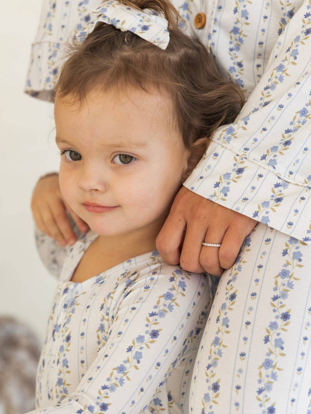 Winter Floral Two Piece Pajamas