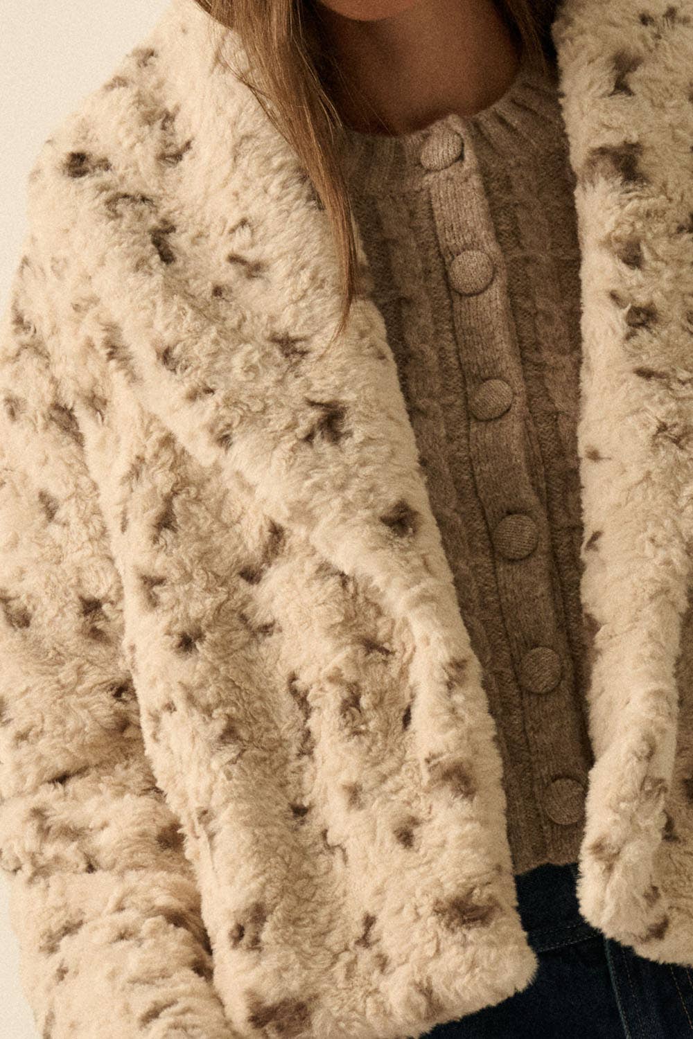 Steamboat Faux Fur Jacket