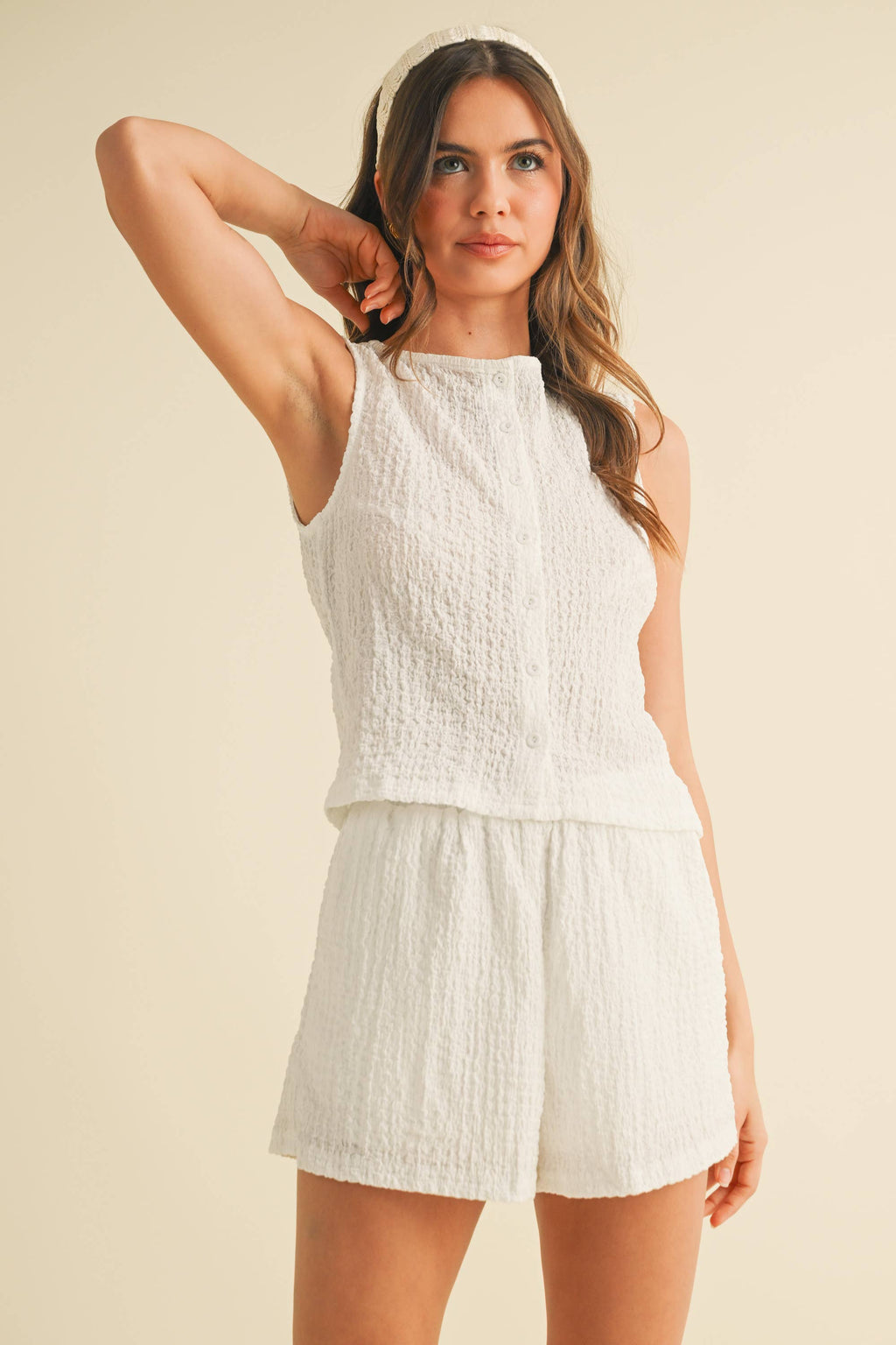 Faith Textured Knit Set