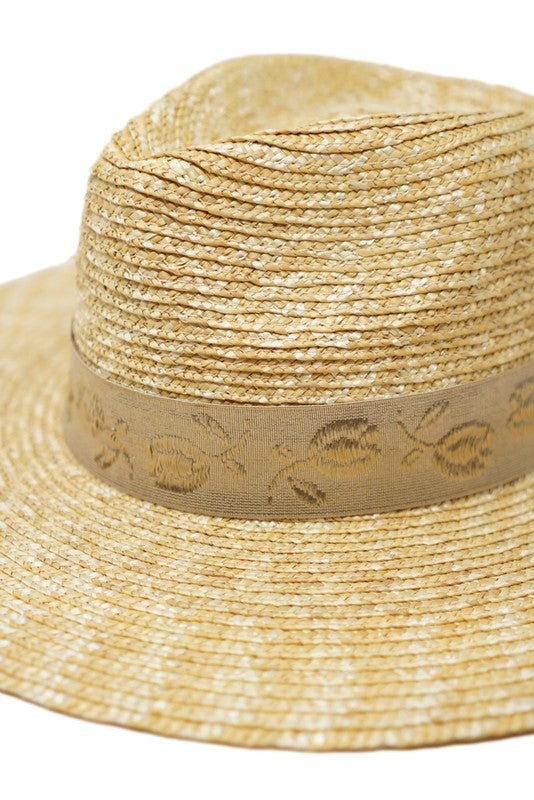 Sorrento Floral Banded Rancher Hat
