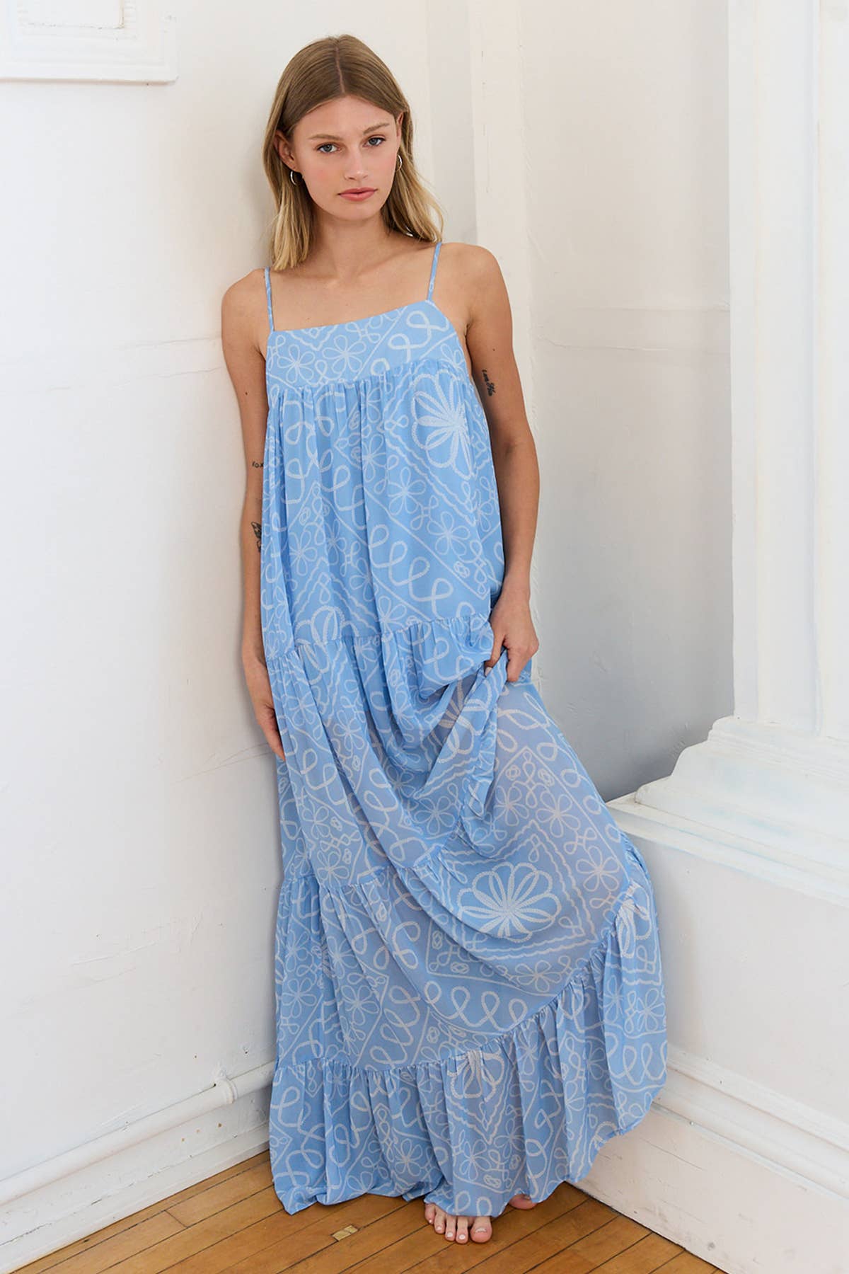 Brooklyn Floral Tiered Dress