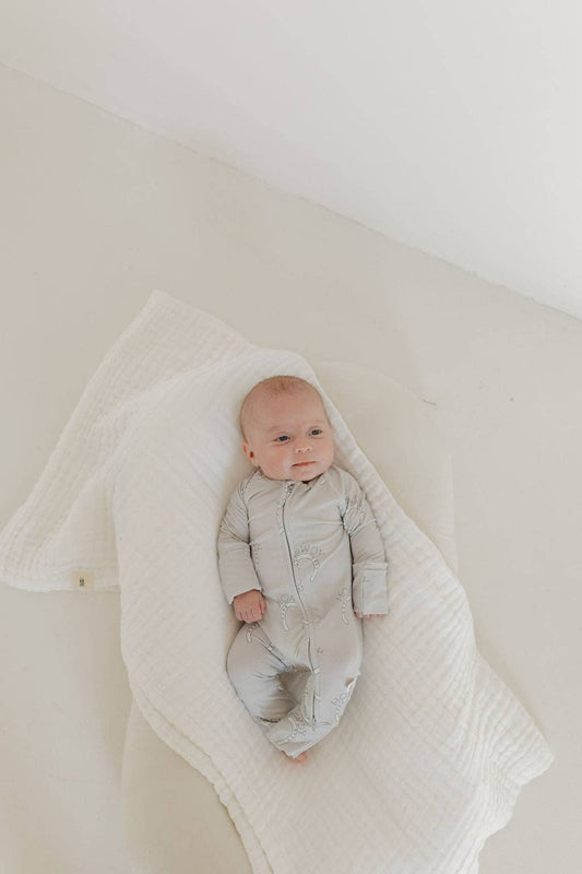 Howdy Baby Zip Pajamas