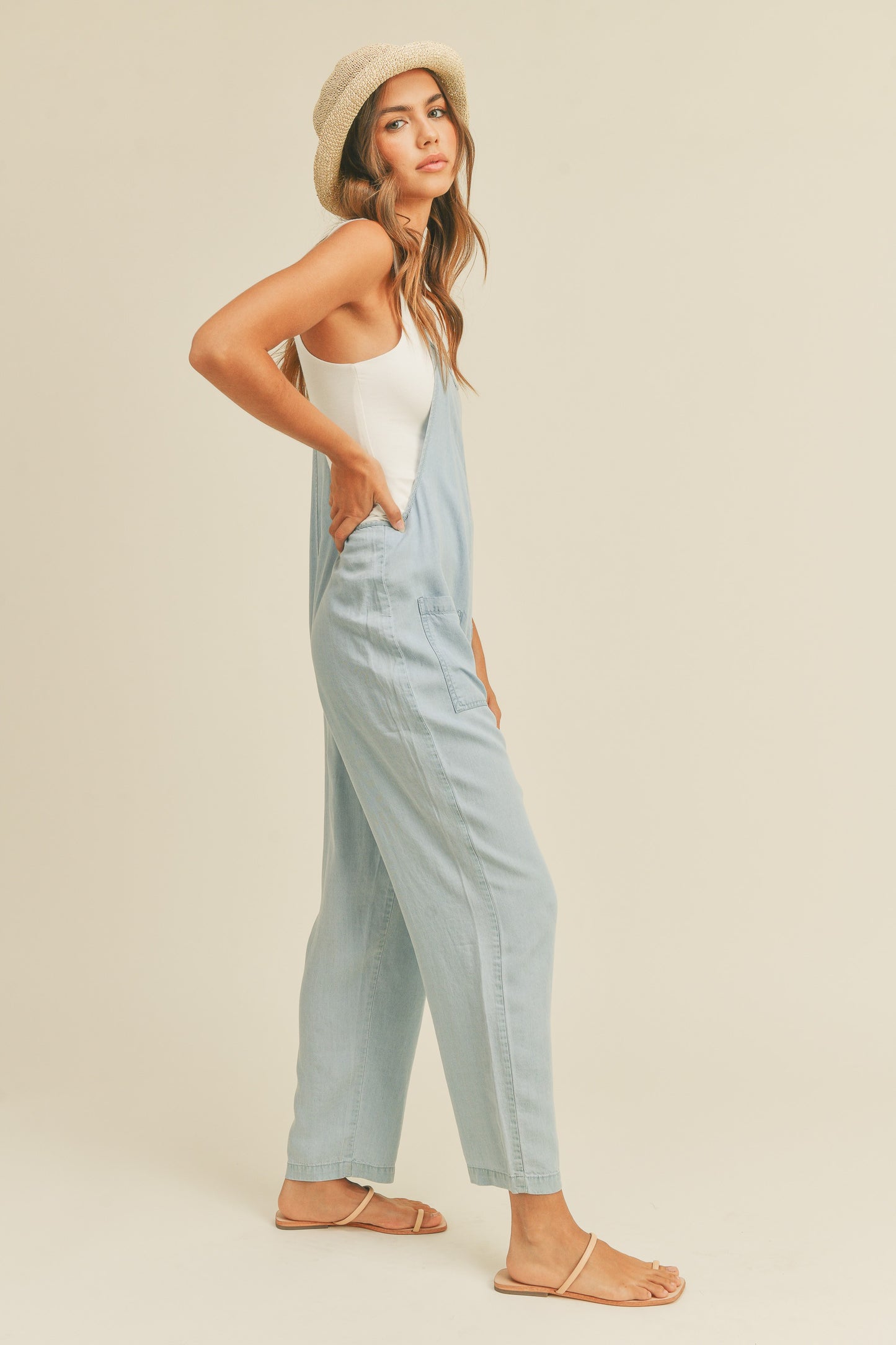 Banks Chambray Jumpsuit