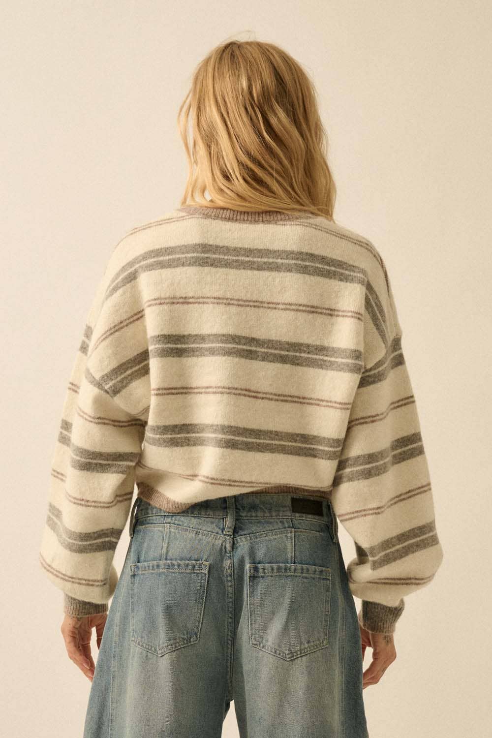 Lenny Striped Knit Sweater