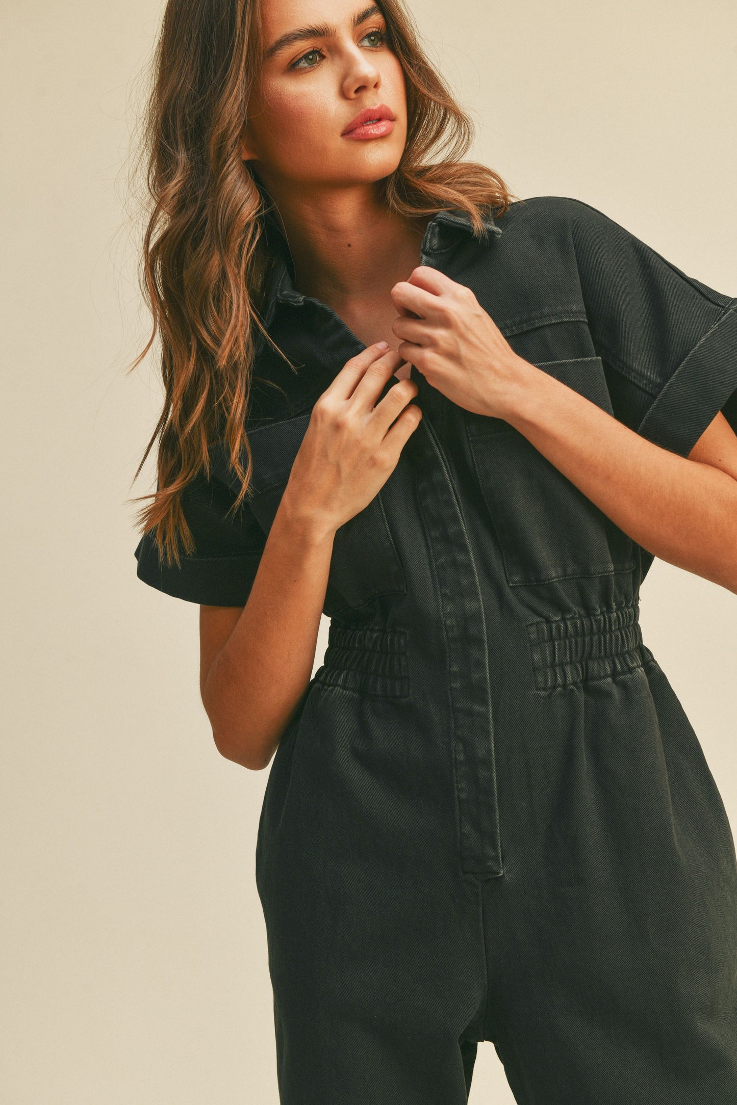 Luca Jumpsuit in Black