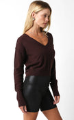 Shelley Sweater in Coffee Bean