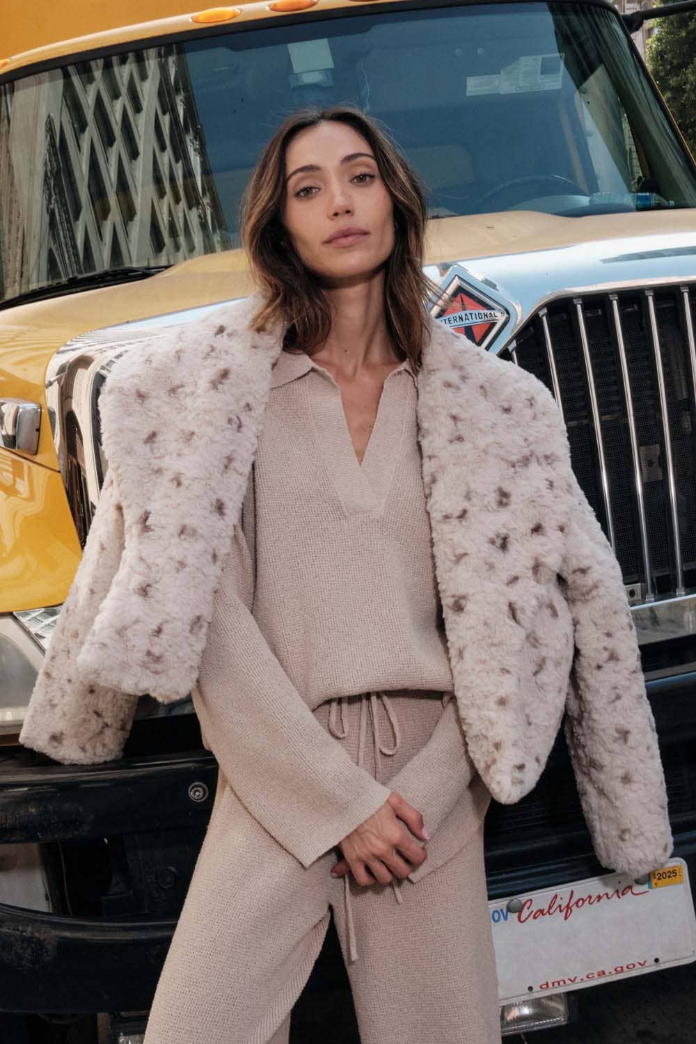 Steamboat Faux Fur Jacket