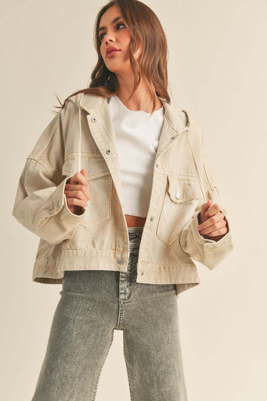 Hermione Washed Cotton Jacket