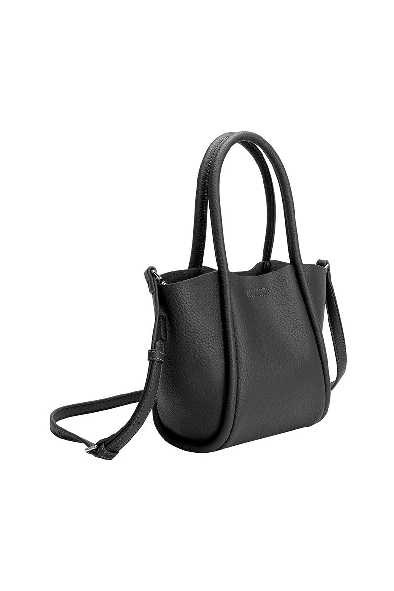 Mariah Vegan Tote Bag in Black
