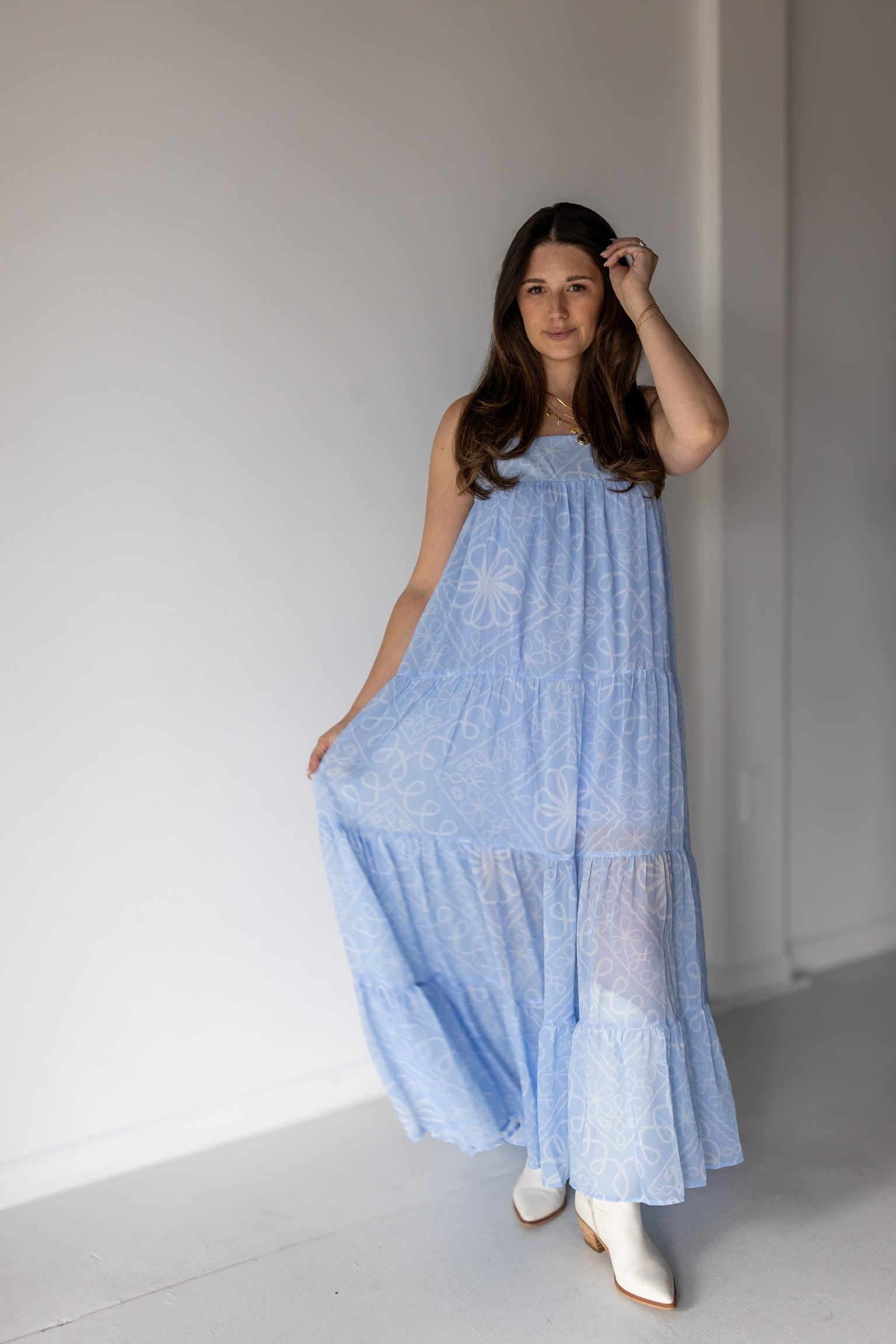 Brooklyn Floral Tiered Dress