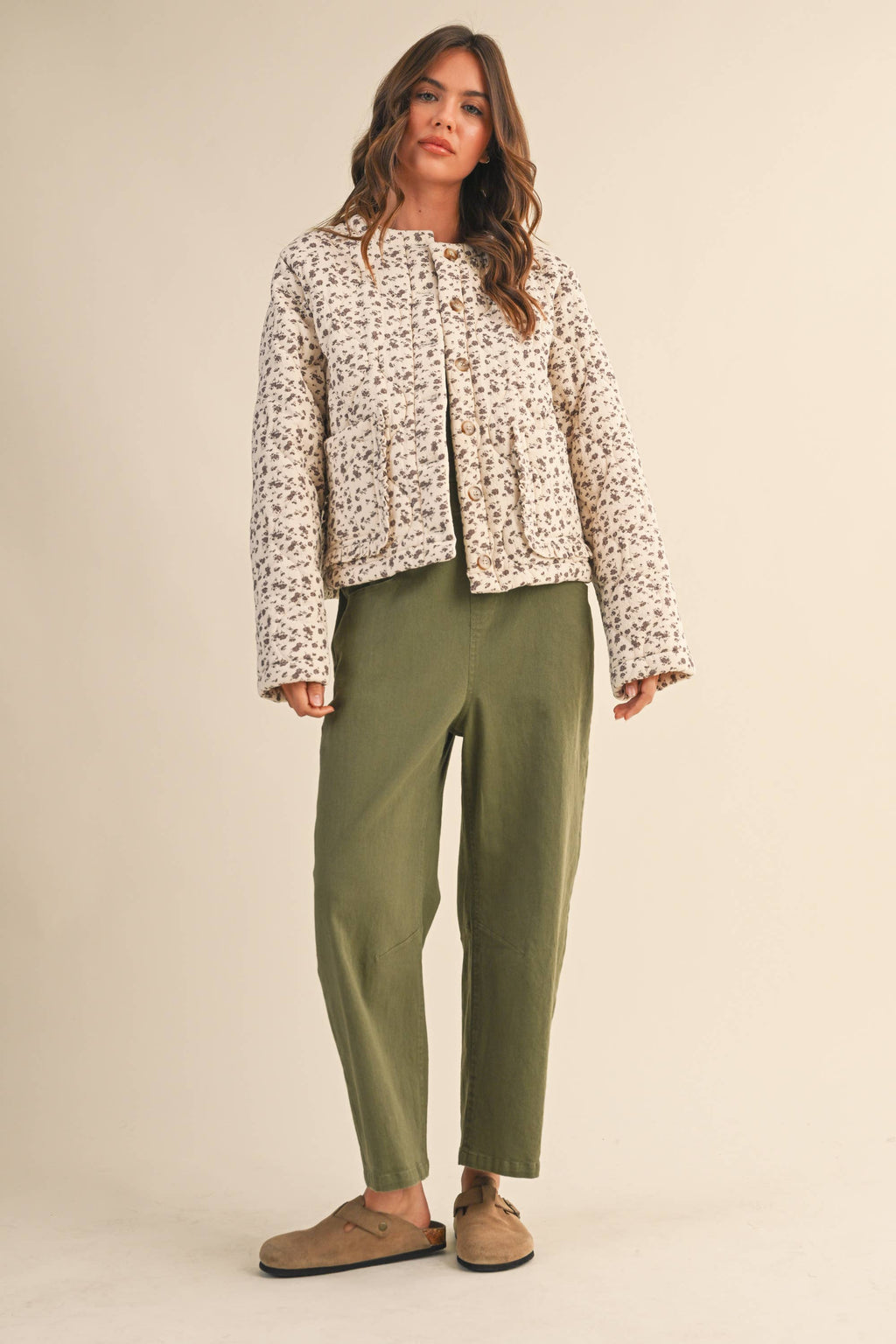 Ditsy Bloom Quilted Jacket