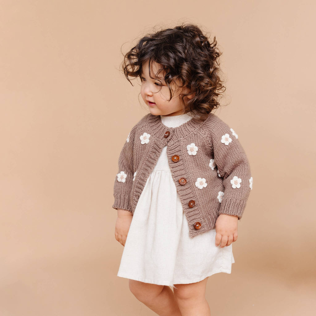 Flower Fields Baby Cardigan