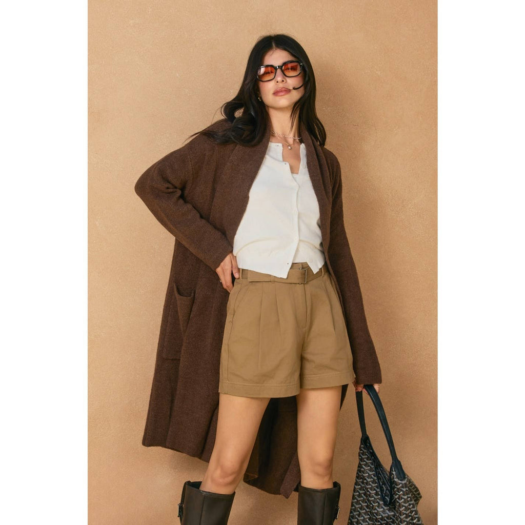 Cocoa Cloud Cozy Long Cardigan