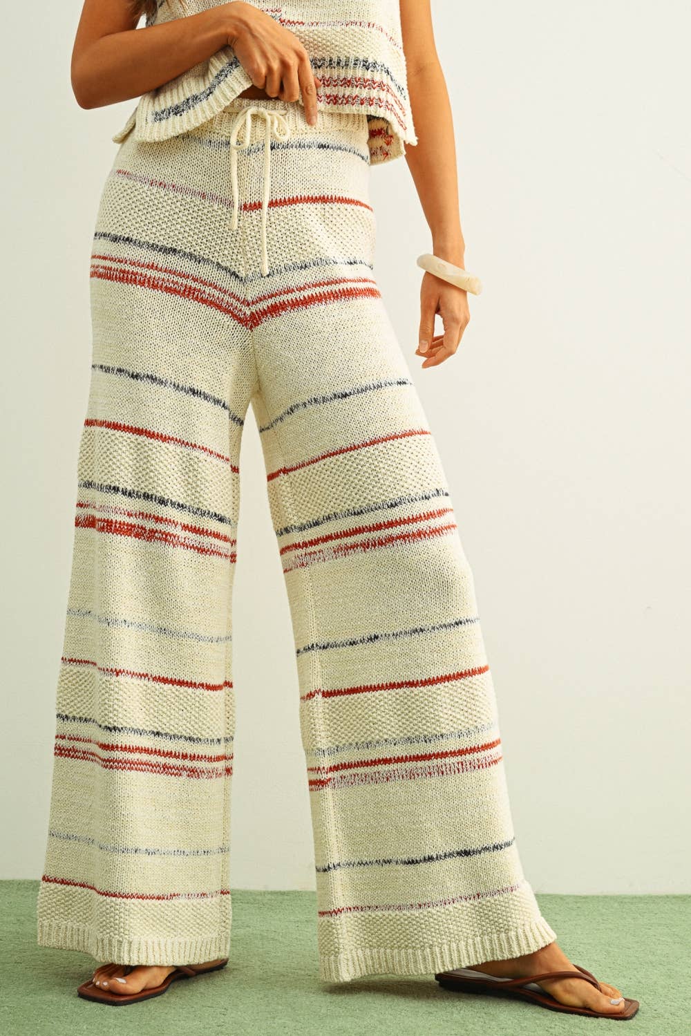 Abigail Striped Knit Pants