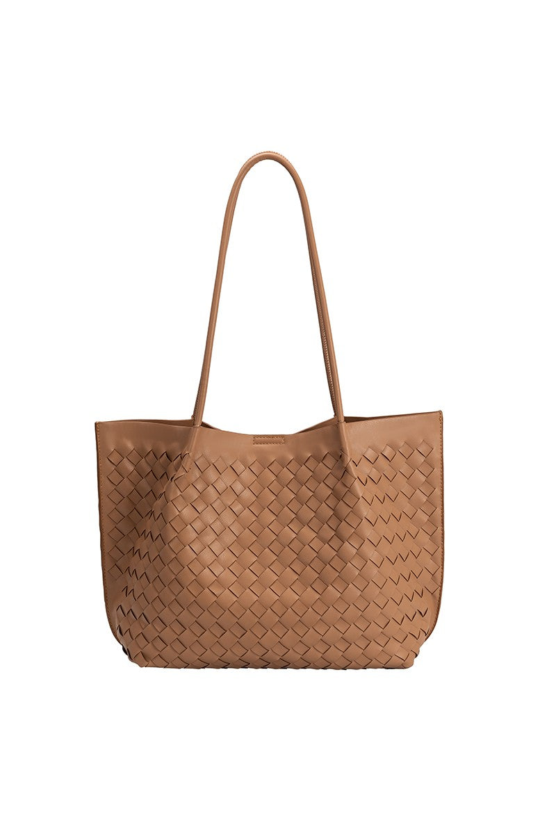 Victoria Tan Recycled Vegan Tote Bag