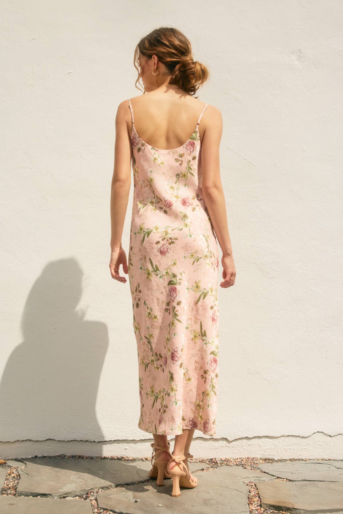 My Darling Cowl Neck Midi Slip Dress