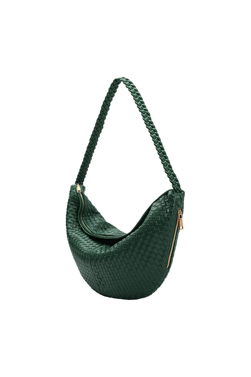Raquel Green Recycled Shoulder Bag