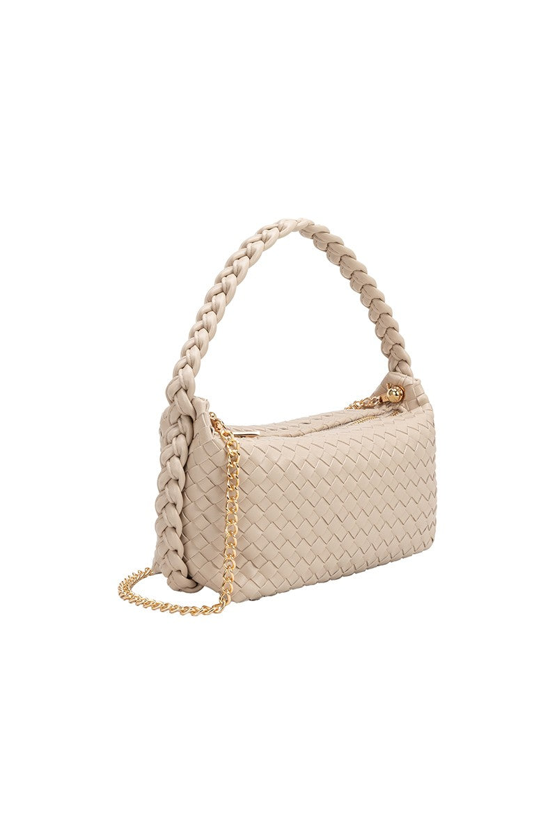 Alma Ivory Recycled Vegan Top Handle Bag