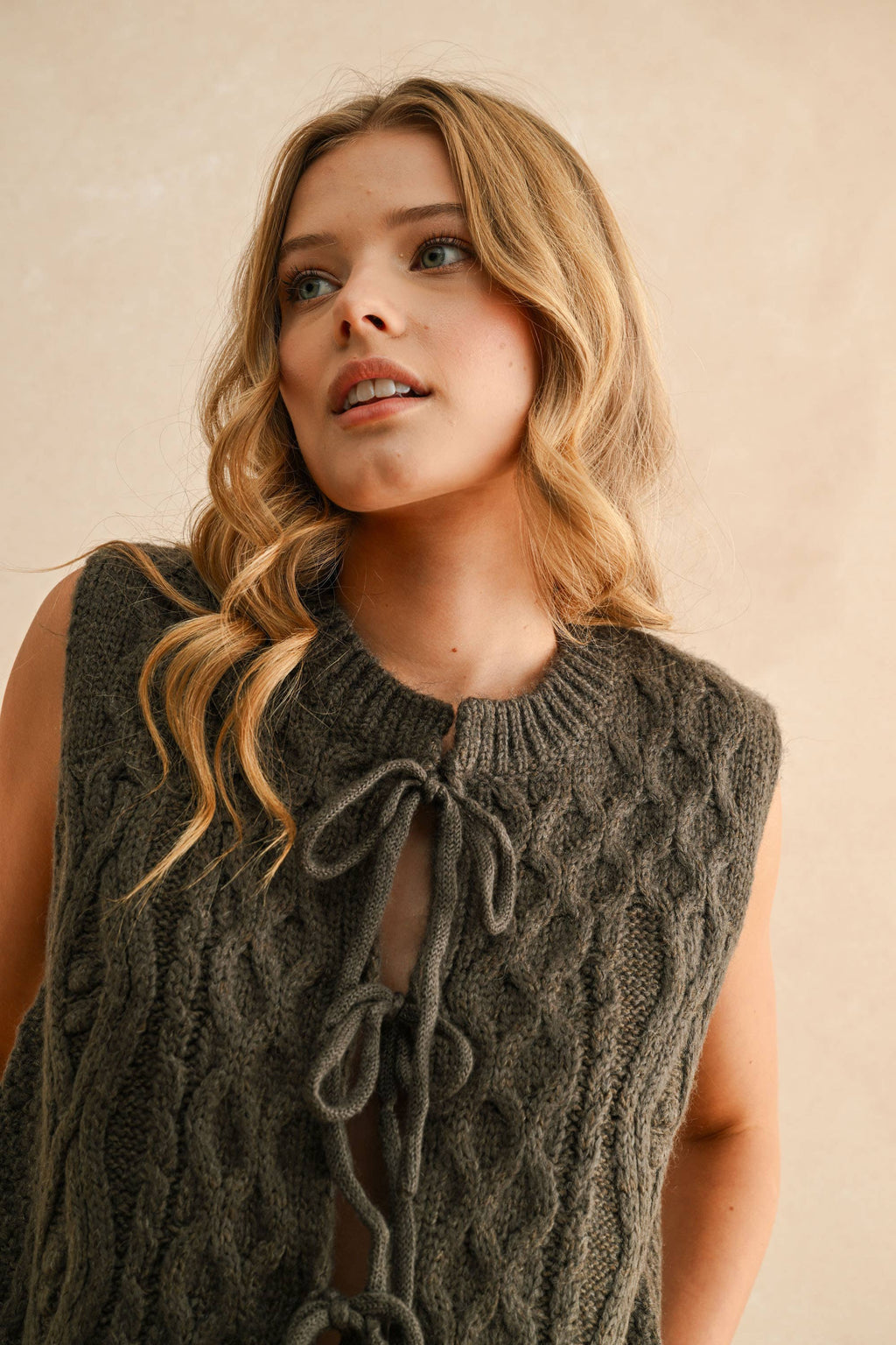 Olive Grove Knit Vest