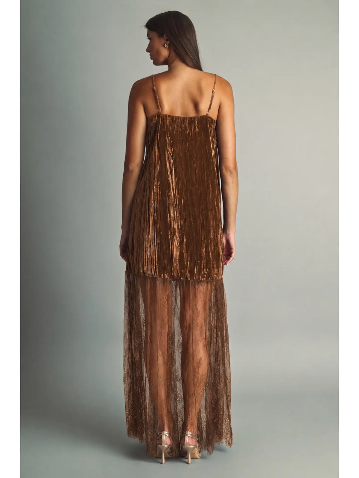 Espresso Velvet Dress