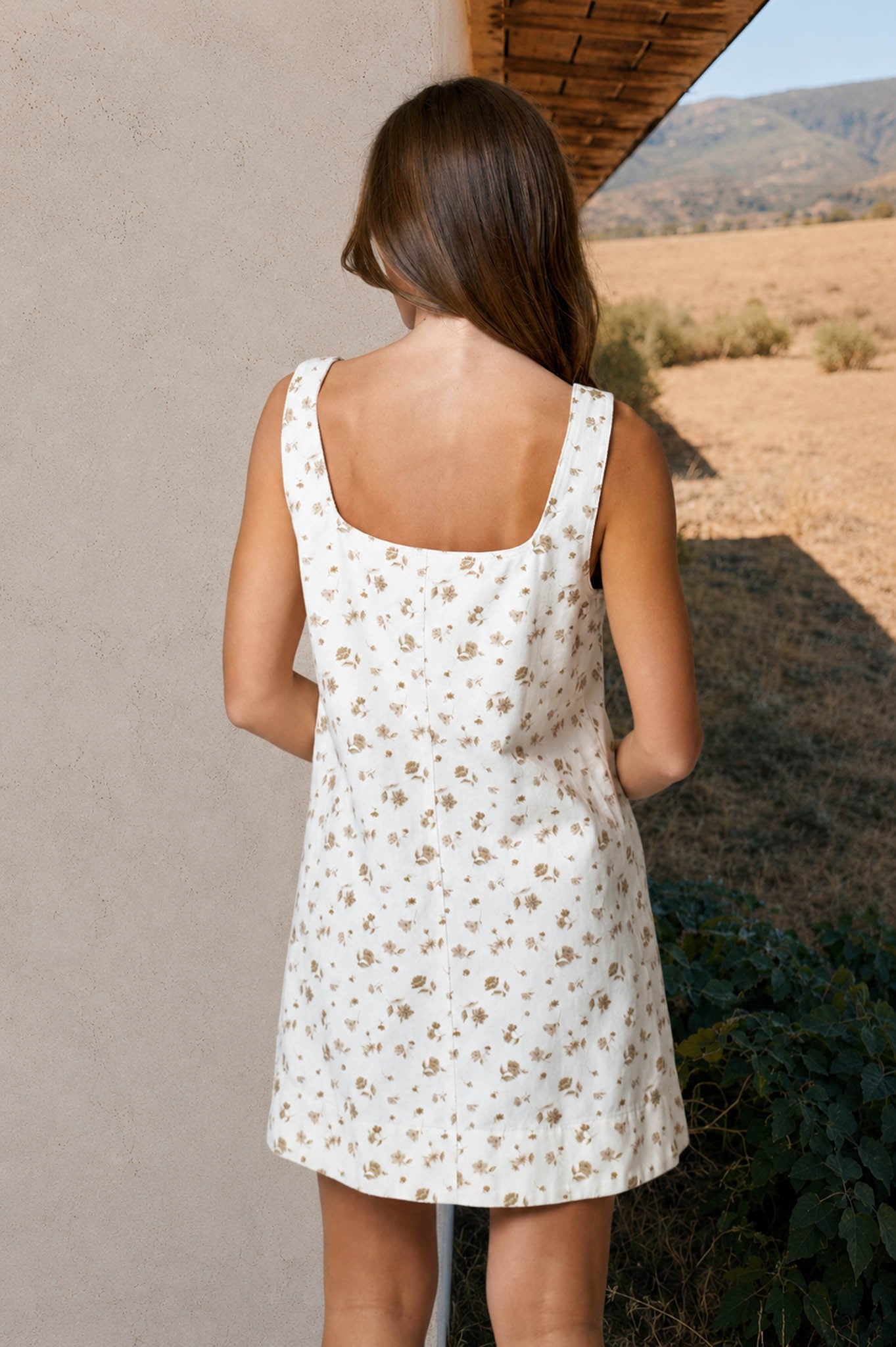 Jules Floral Denim Mini Dress