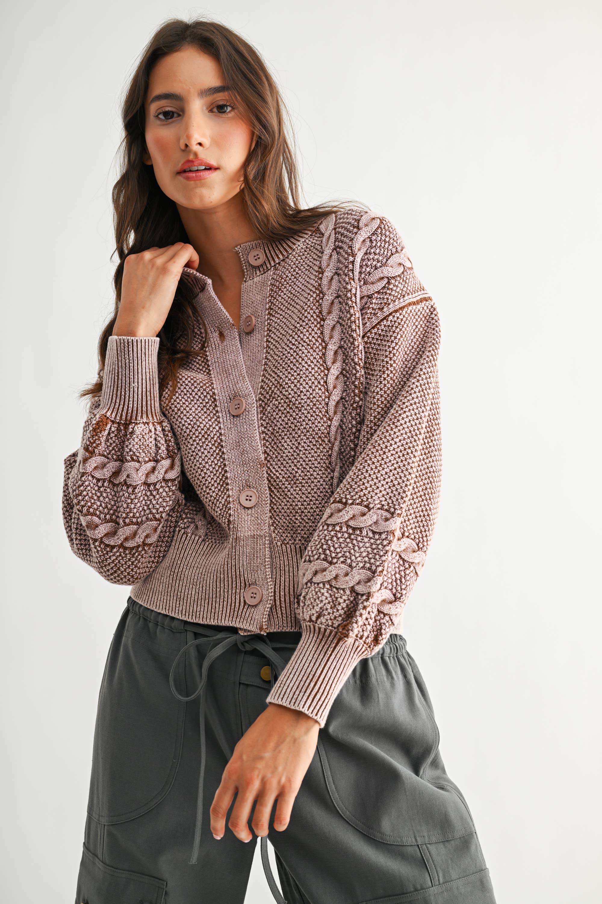 Heirloom Cable Knit Cardigan