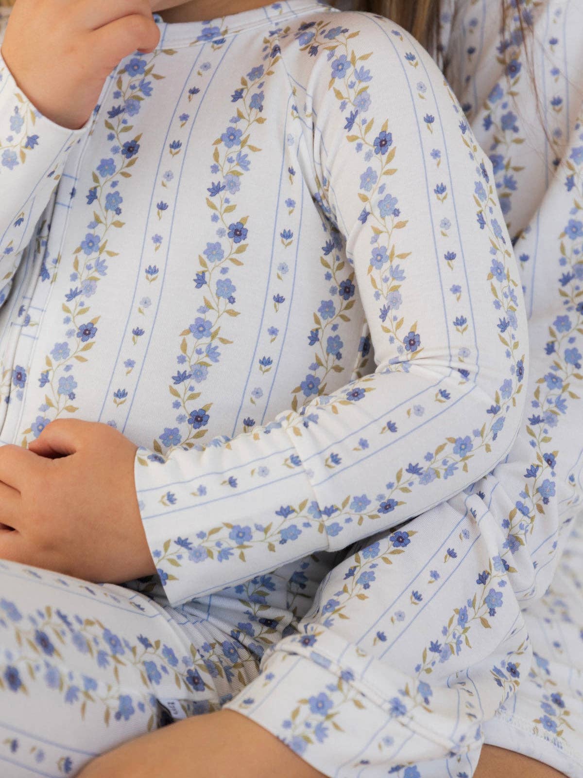 Winter Floral Two Piece Pajamas