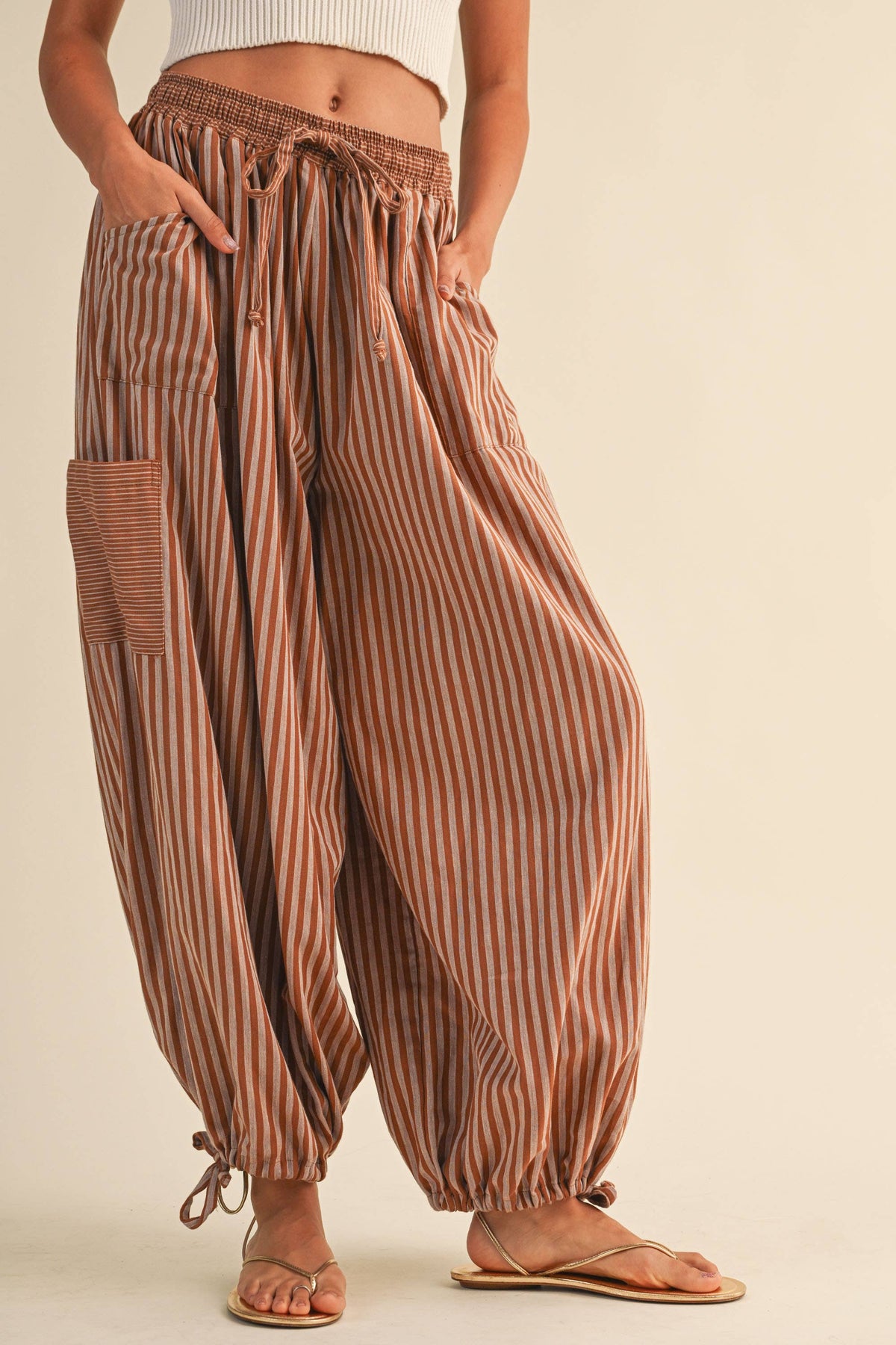 Dune Stripe Harem Pant
