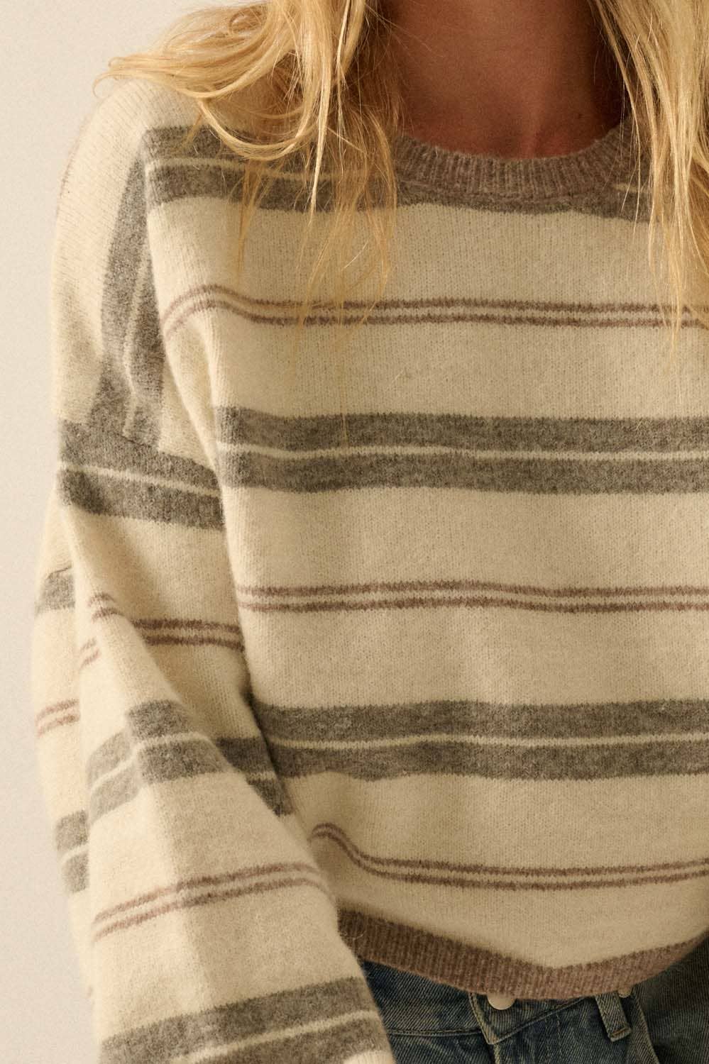 Lenny Striped Knit Sweater