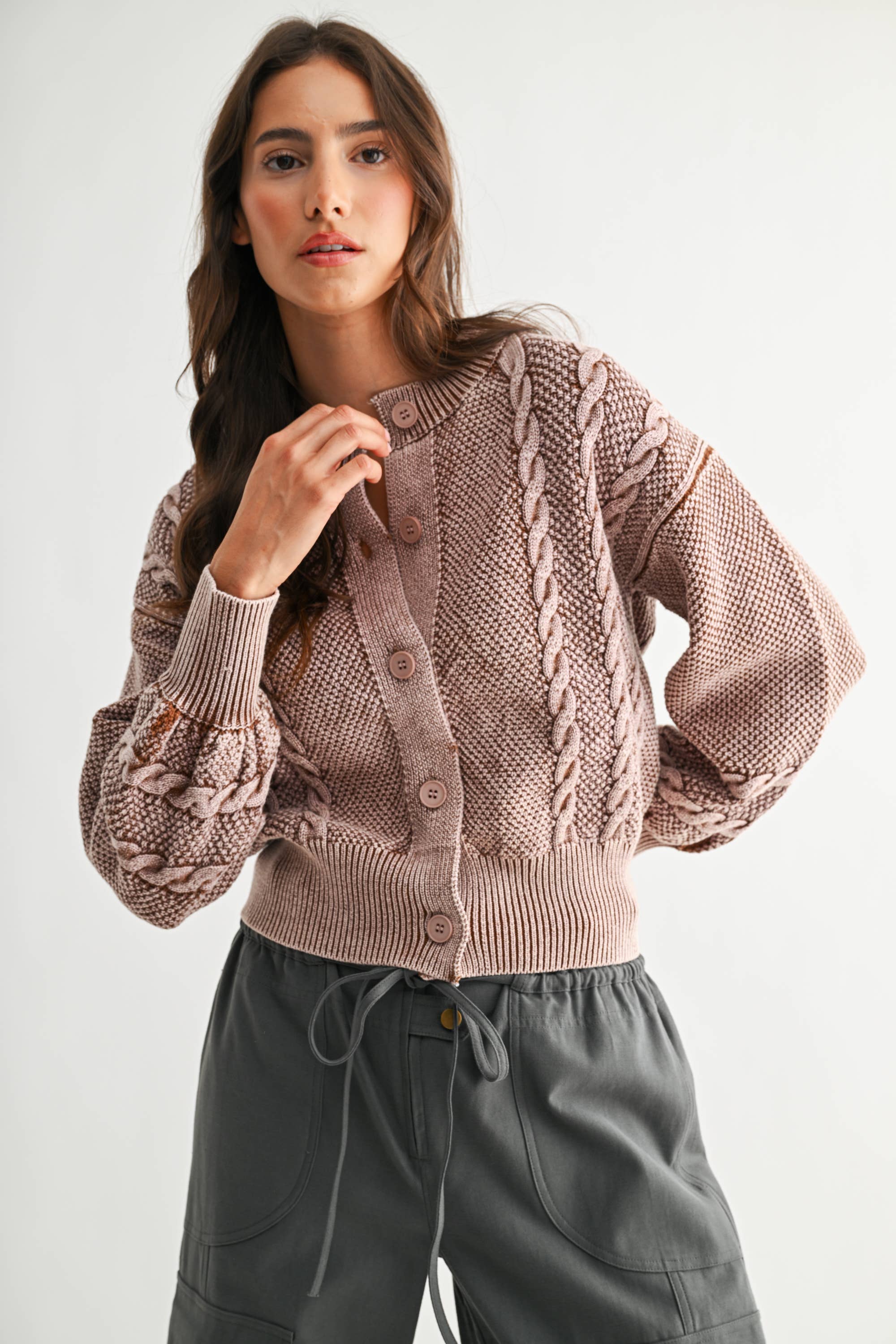 Heirloom Cable Knit Cardigan