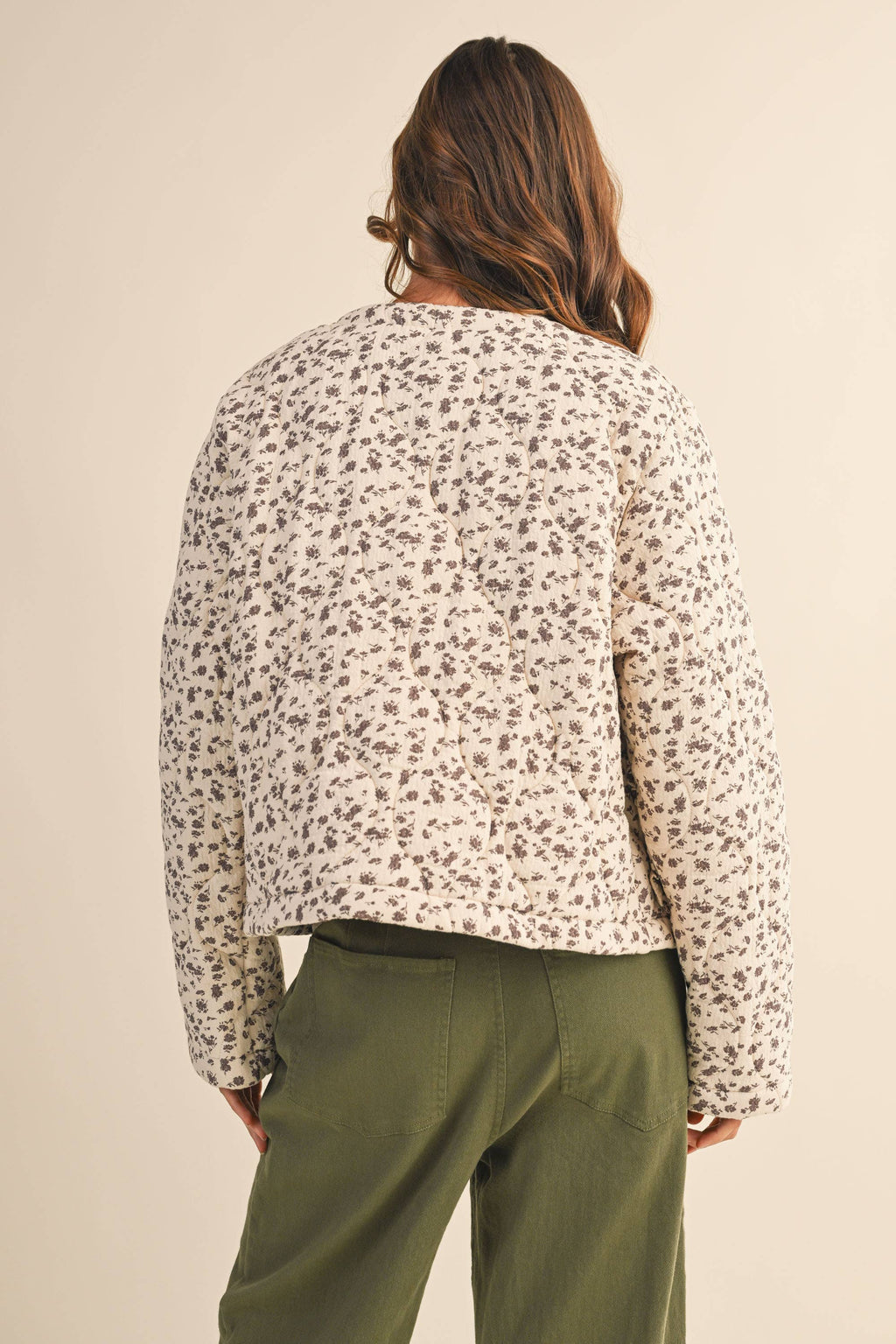 Ditsy Bloom Quilted Jacket