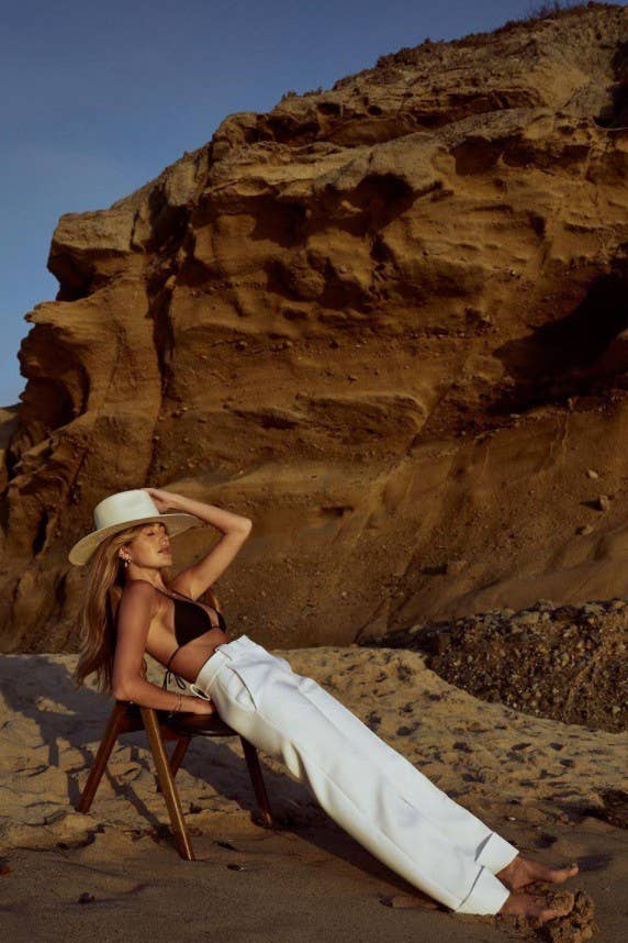 Simone Straw Rancher Hat