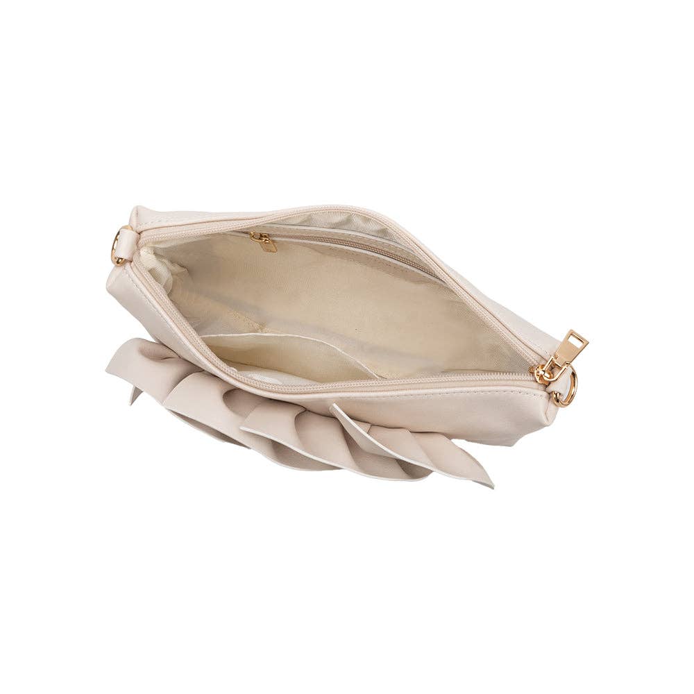 Florence Ivory Recycled Vegan Leather Shoulder Bag