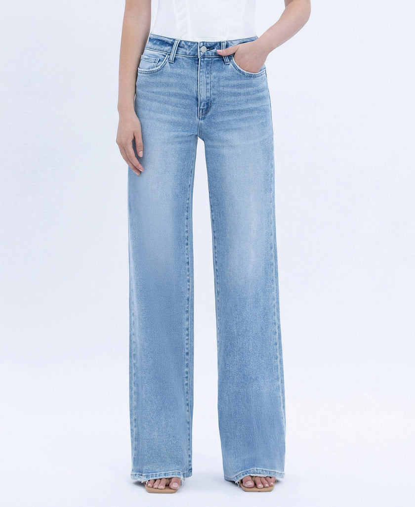 Sloane High Rise Wide Leg Jeans