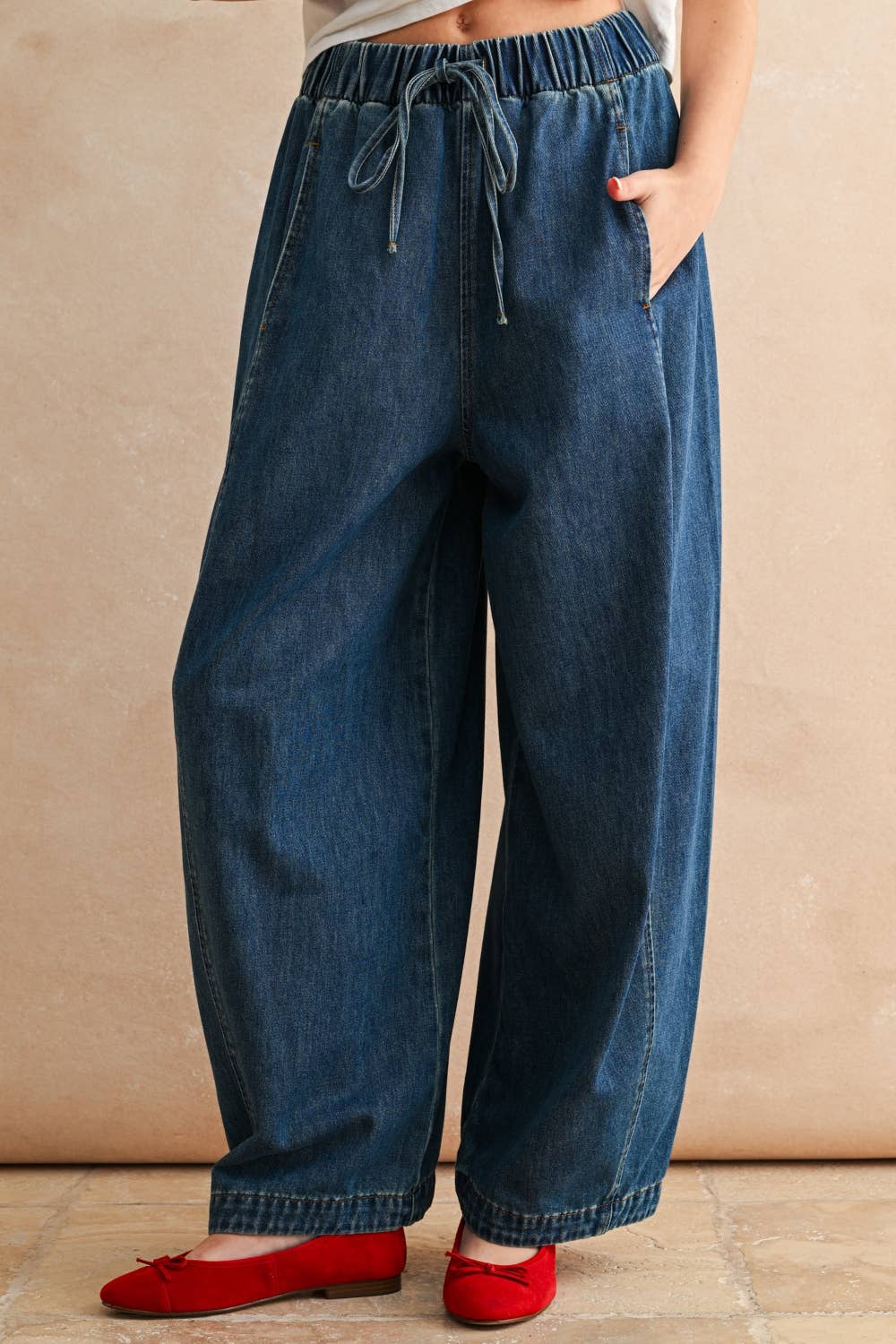 Everyday Barrel Denim Pants