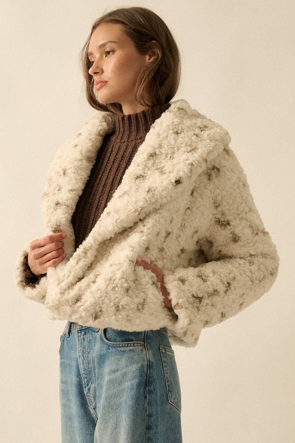 Steamboat Faux Fur Jacket