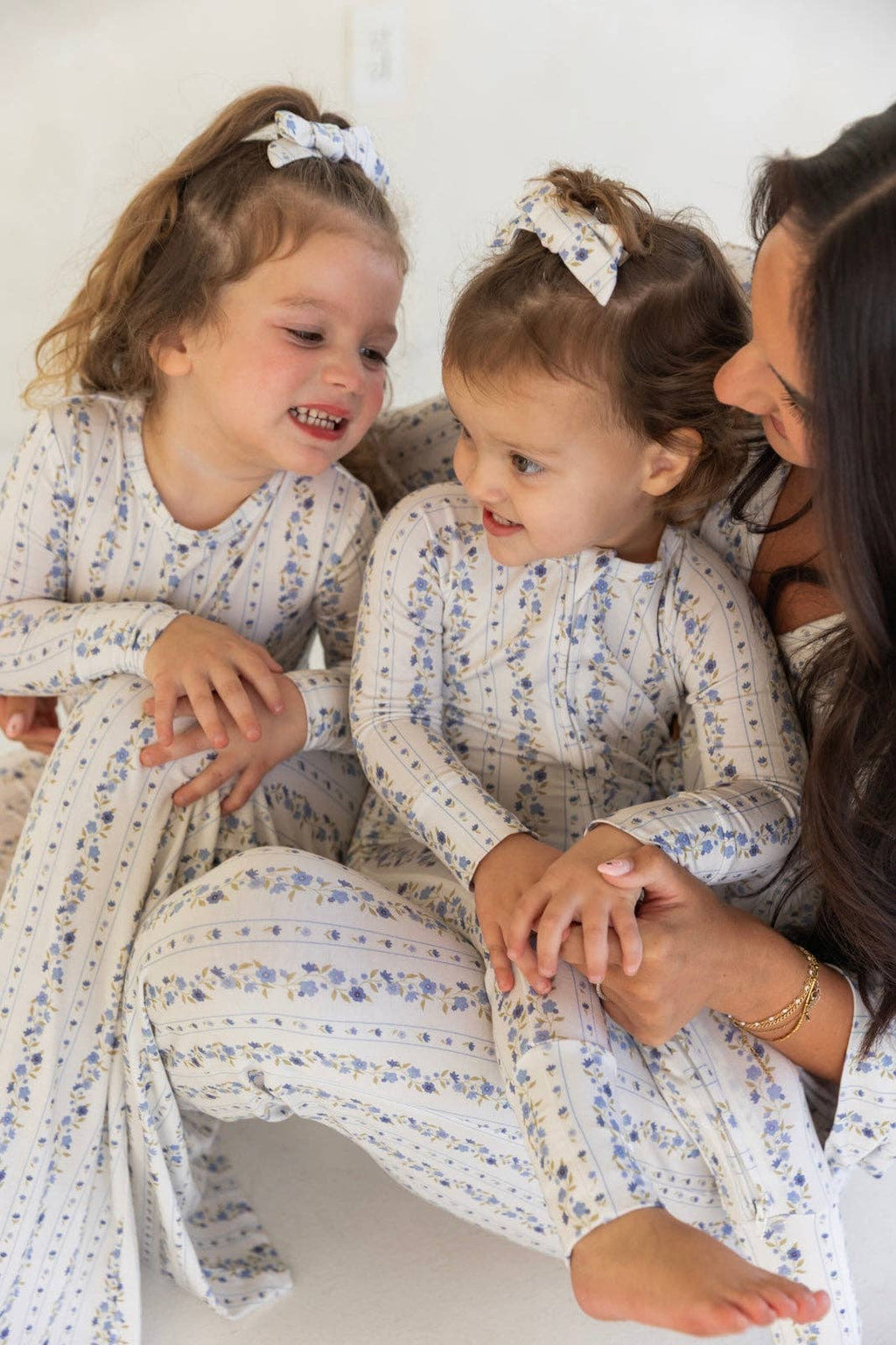 Winter Floral Two Piece Pajamas