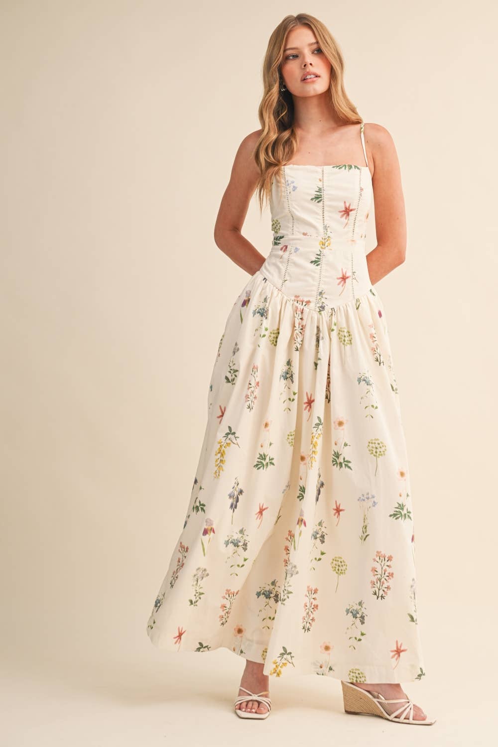 Poppy Floral Printed Maxi Dress