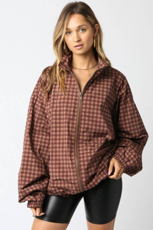 Diya Gingham Jacket