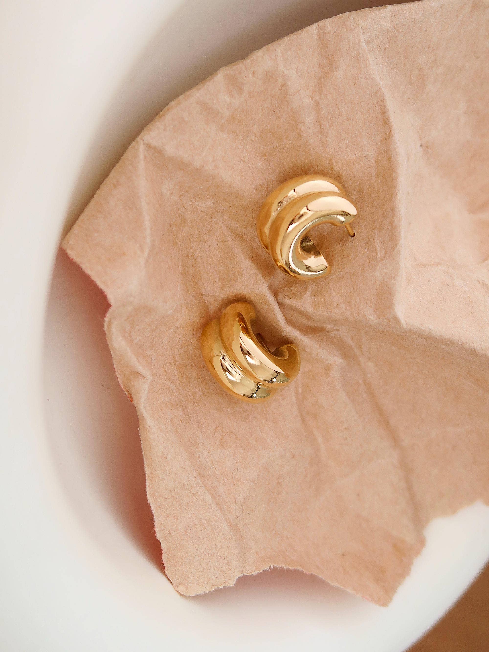 Emma Multi-Colored Double C-Hoop Earring