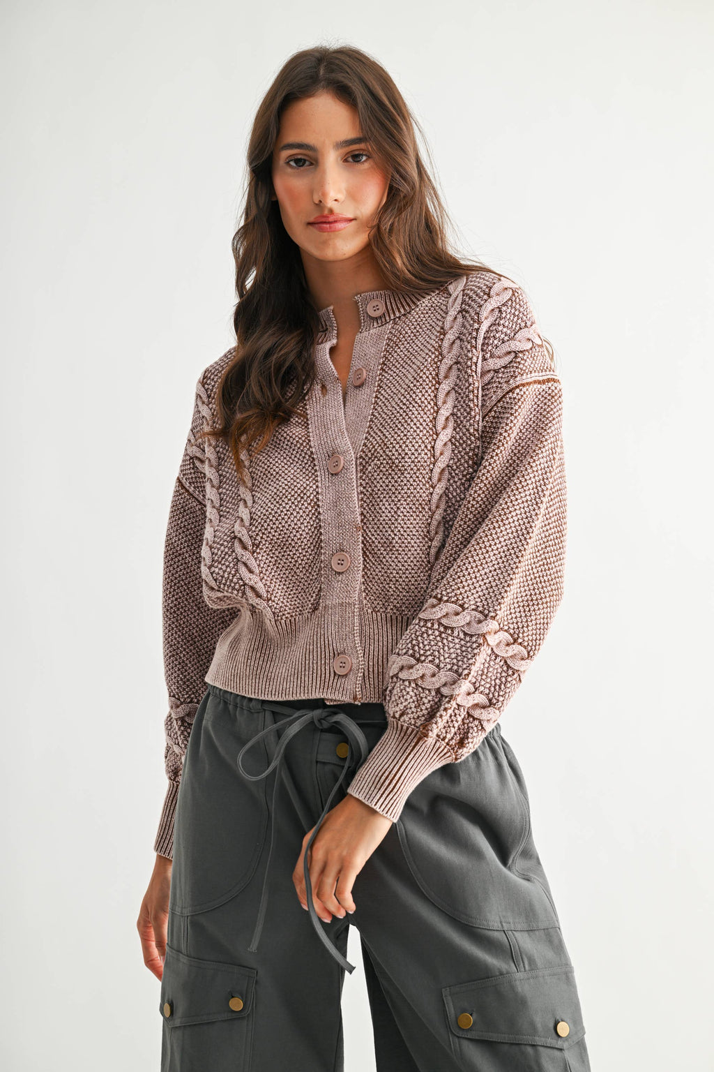 Heirloom Cable Knit Cardigan