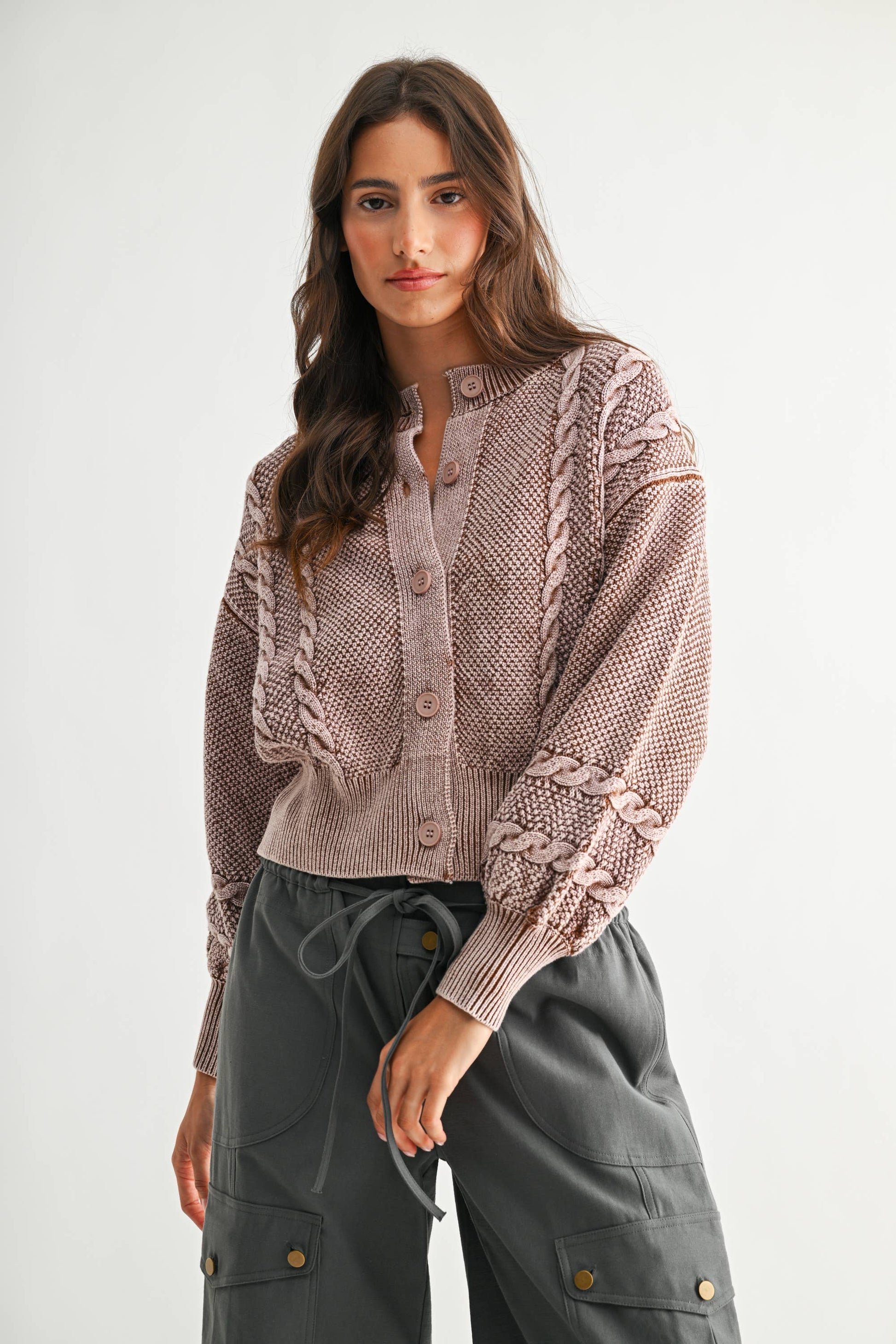 Heirloom Cable Knit Cardigan