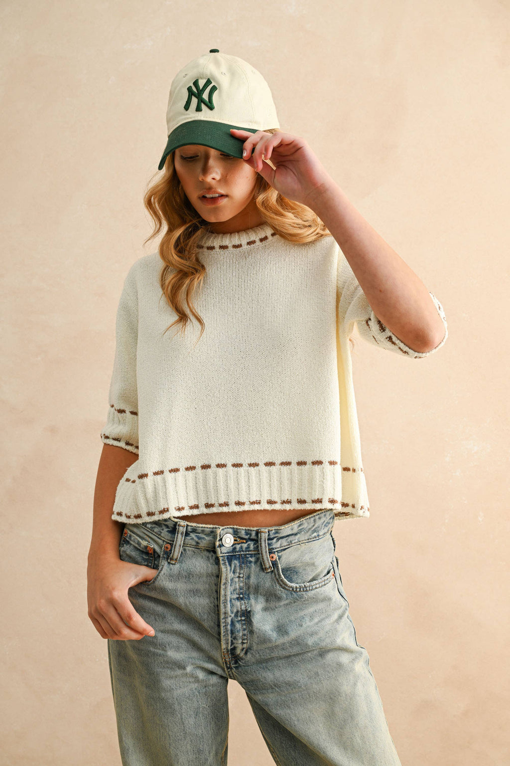 Molly Stitch Detail Top