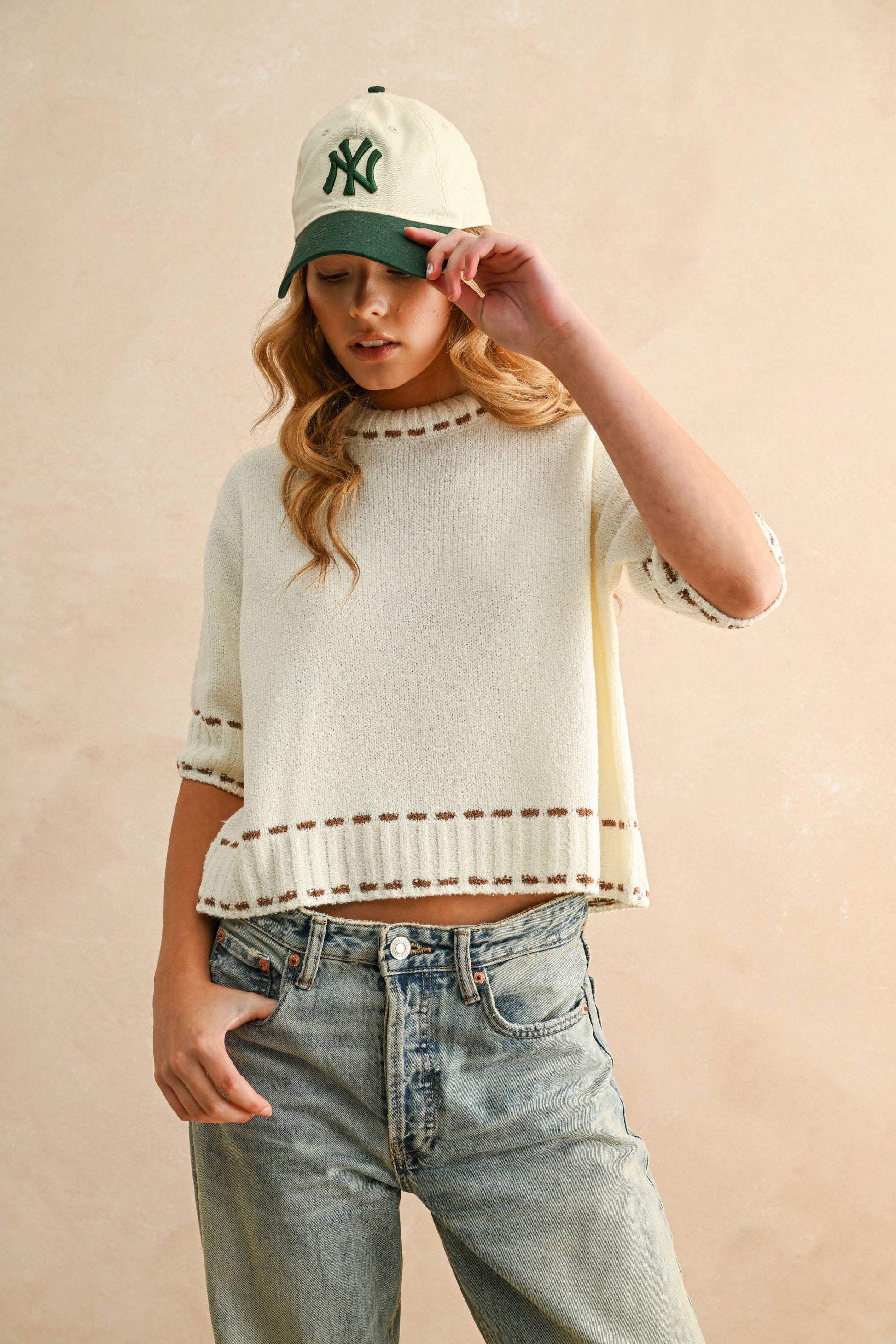 Molly Stitch Detail Top