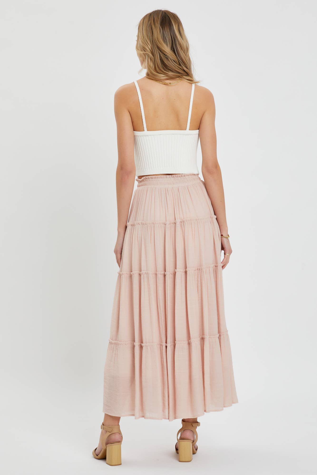 Lainey Skirt in Blush